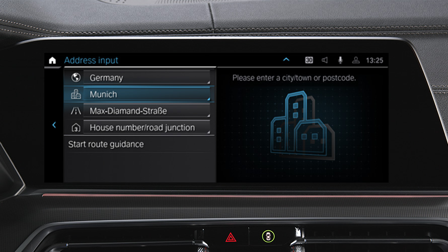 BMW tarkvara kauguuendus, BMW Maps BMW tarkvara kauguuendus, BMW Maps, navigatsioonisüsteemi lähivaade