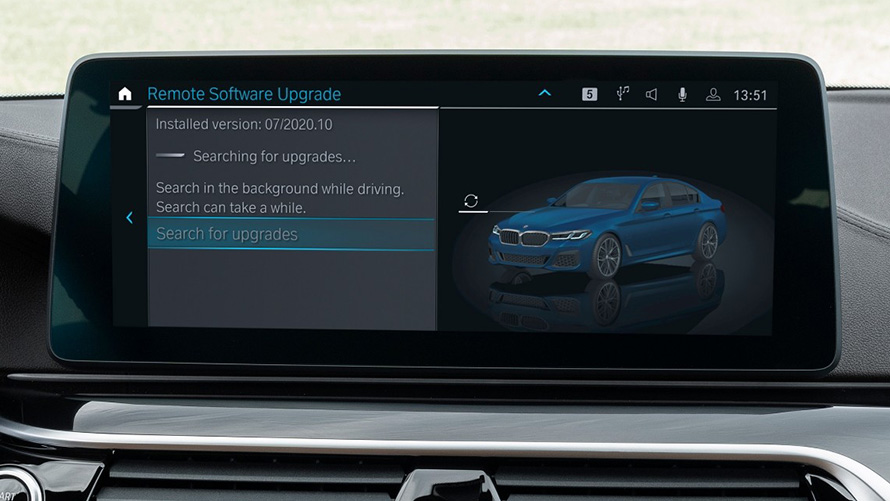 BMW tarkvara kauguuendus, navigatsioonisüsteem BMW tarkvara kauguuendus, navigatsioonisüsteemi lähivaade