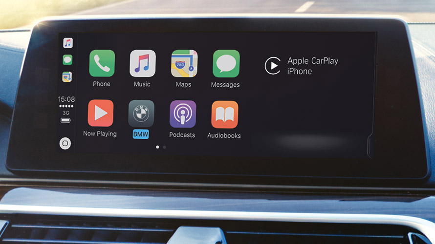 Apple CarPlay BMW ekraanil kuvatav Apple CarPlay