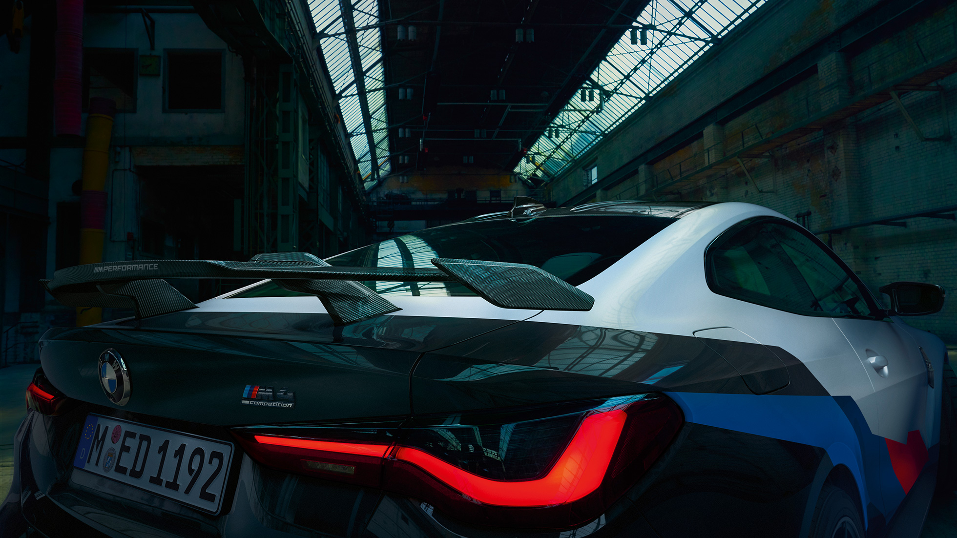 M4 G82, tagaosa lähivaade BMW M Performance’i lisavarustus, BMW M4 G82, tagaosa lähivaade