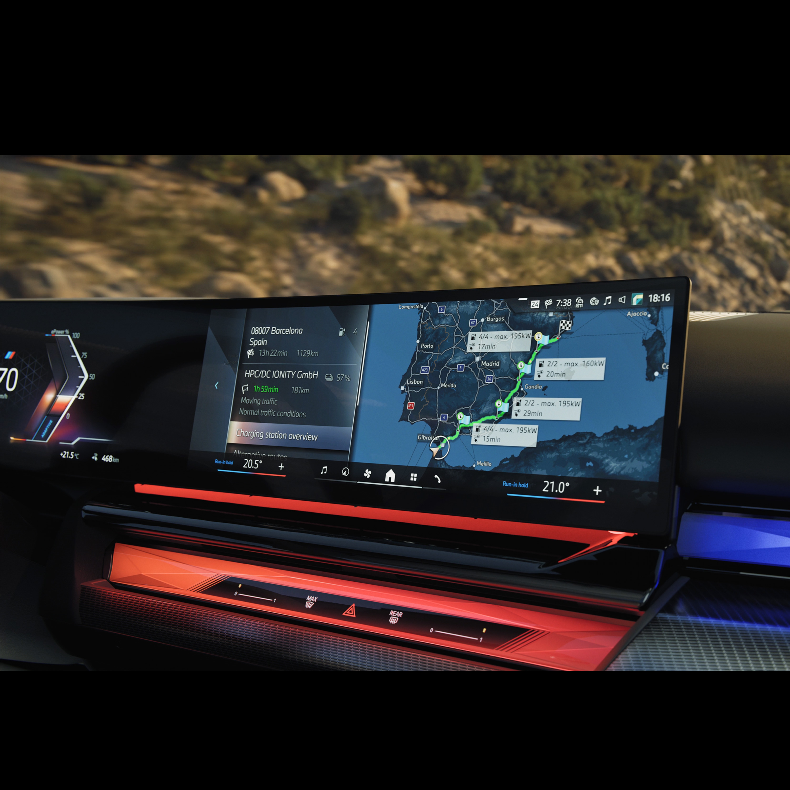 Laadimisele optimeeritud marsruudid, BMW i5 Sedaan G60 elektriauto