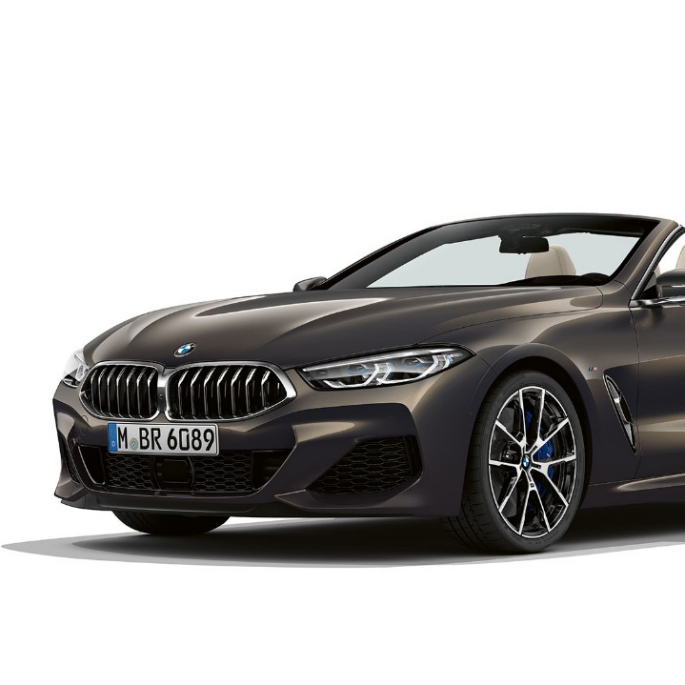 BMW M850i xDrive, Dravit Grey metallik, kolm-neljandikku eestvaade. BMW M850i xDrive, Dravit Grey metallik, kolm-neljandikku eestvaade.
