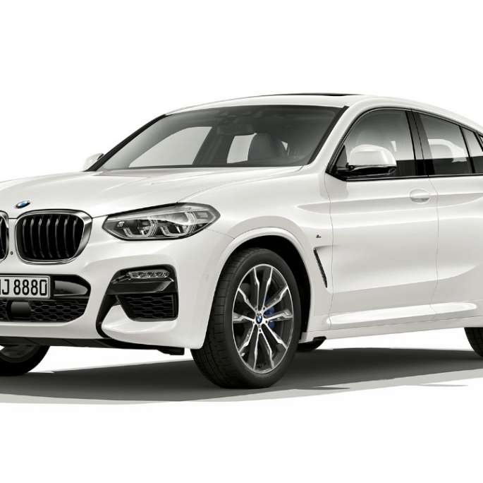 BMW X4 xDrive30i mudel M Sport G02 2018 toonis Alpine White, 3/4 eestvaade