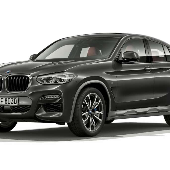BMW X4 xDrive30i mudel M Sport X G02 2018 toonis Sophisto Grey Brilliant Effect, 3/4 eestvaade